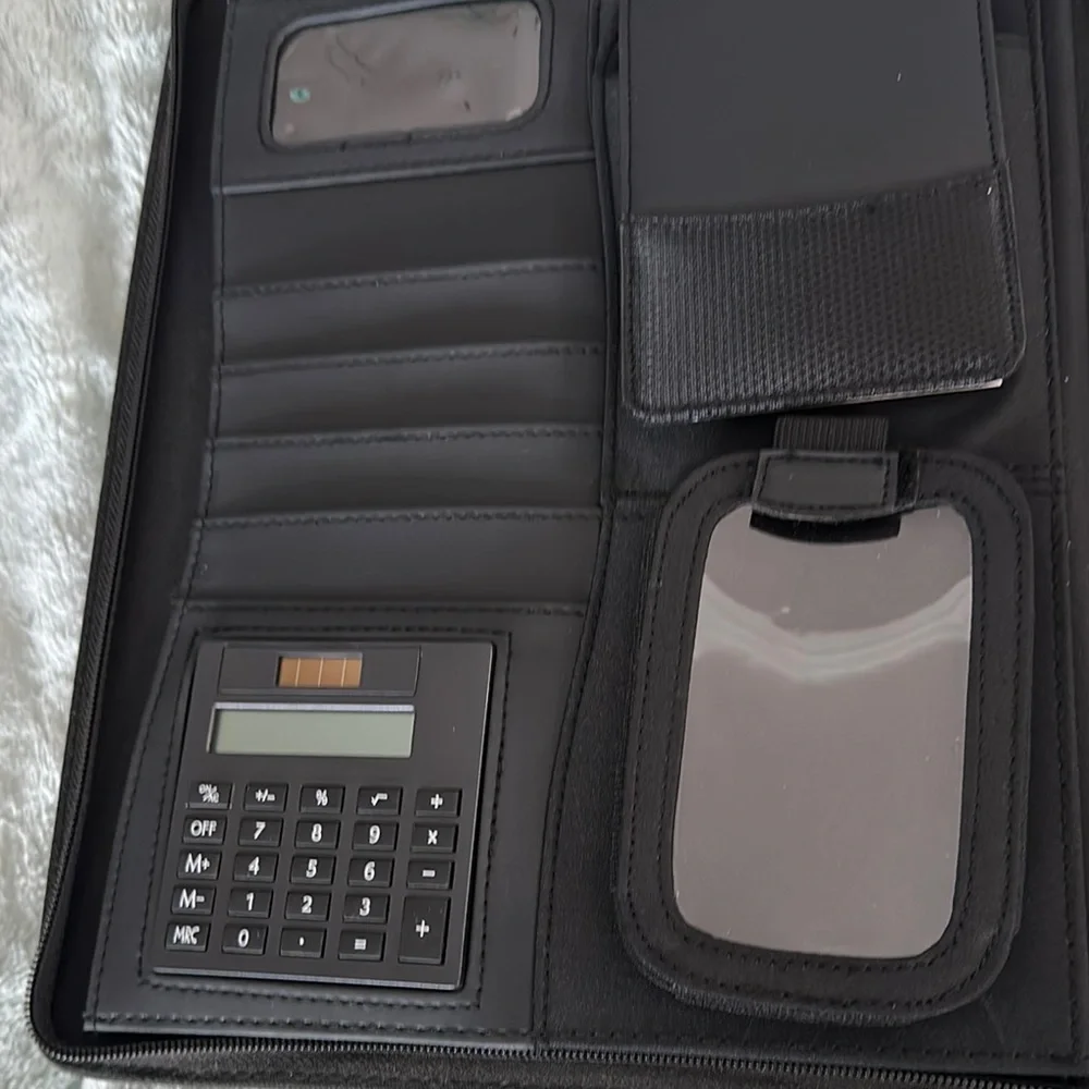 Professional Black Portfolio Folder
